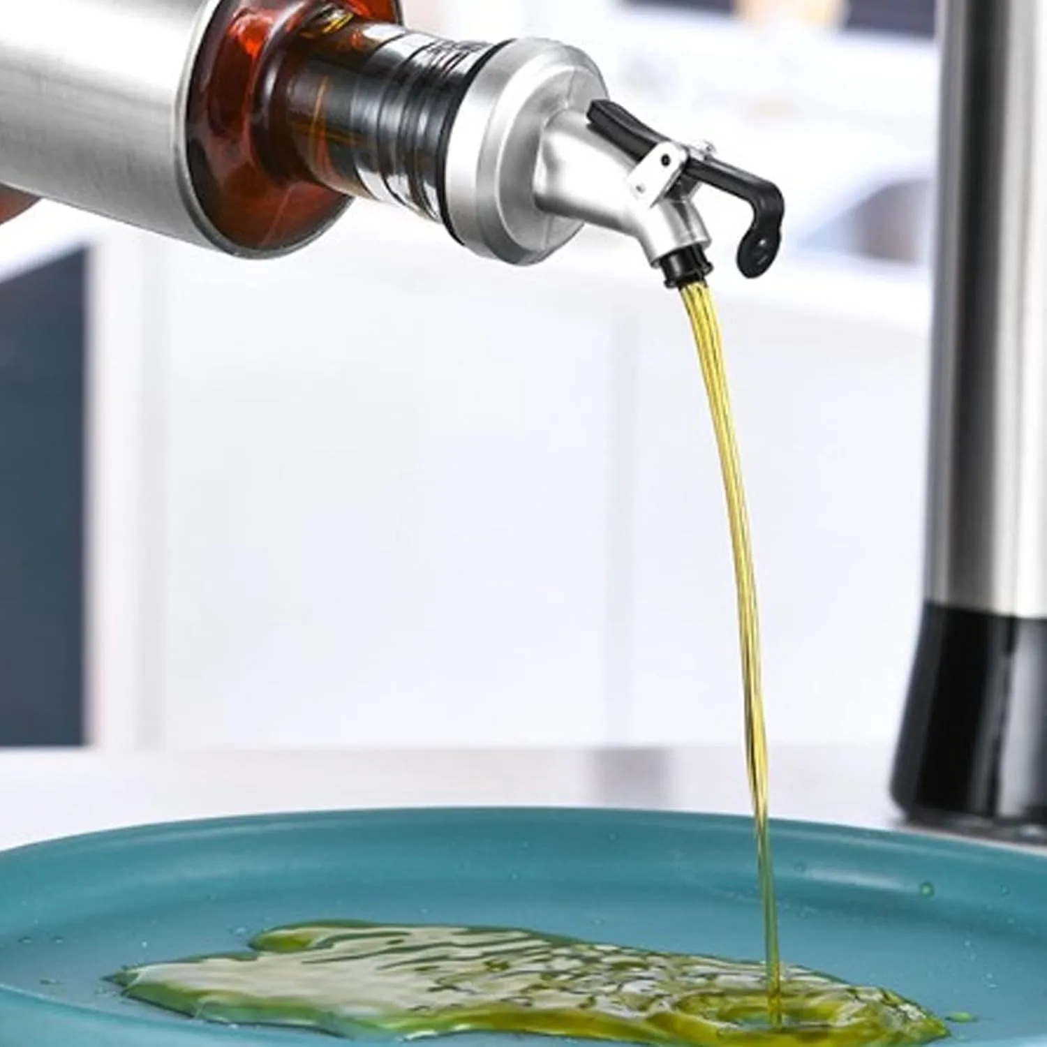 بطری روغن زیتون و آبلیمو استیل - ترکیبی از زیبایی و کارایی