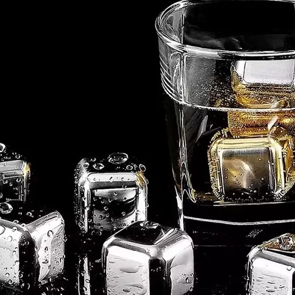 یخ فلزی مکعبی استیل یونیک