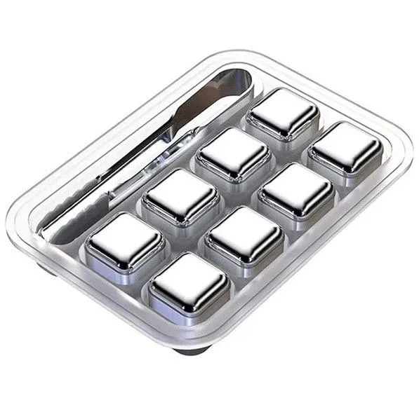 یخ فلزی مکعبی استیل یونیک