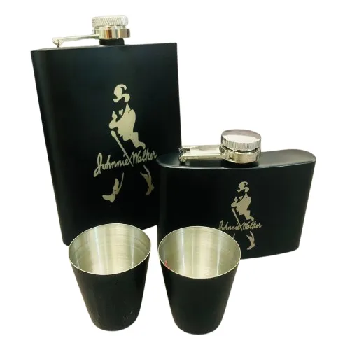 ست هیپ فلاسک جانی واکر | طرح کلاسیک