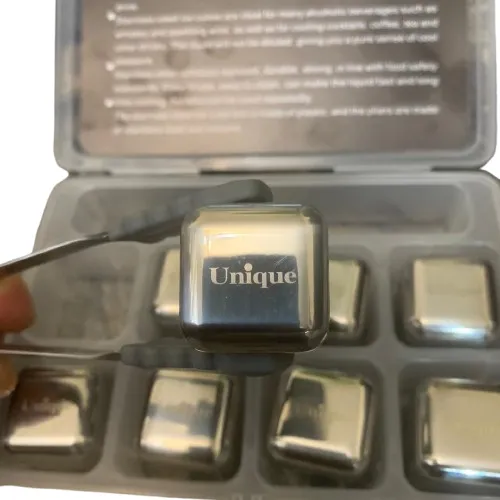 یخ فلزی مکعبی استیل یونیک