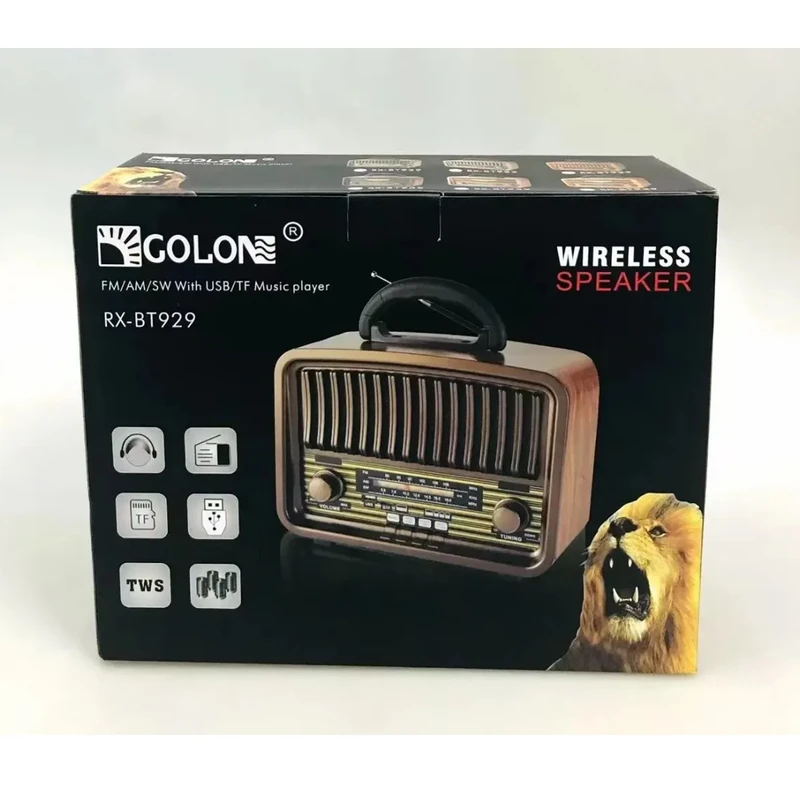 رادیو طرح چوب گولون RX-BT929 10