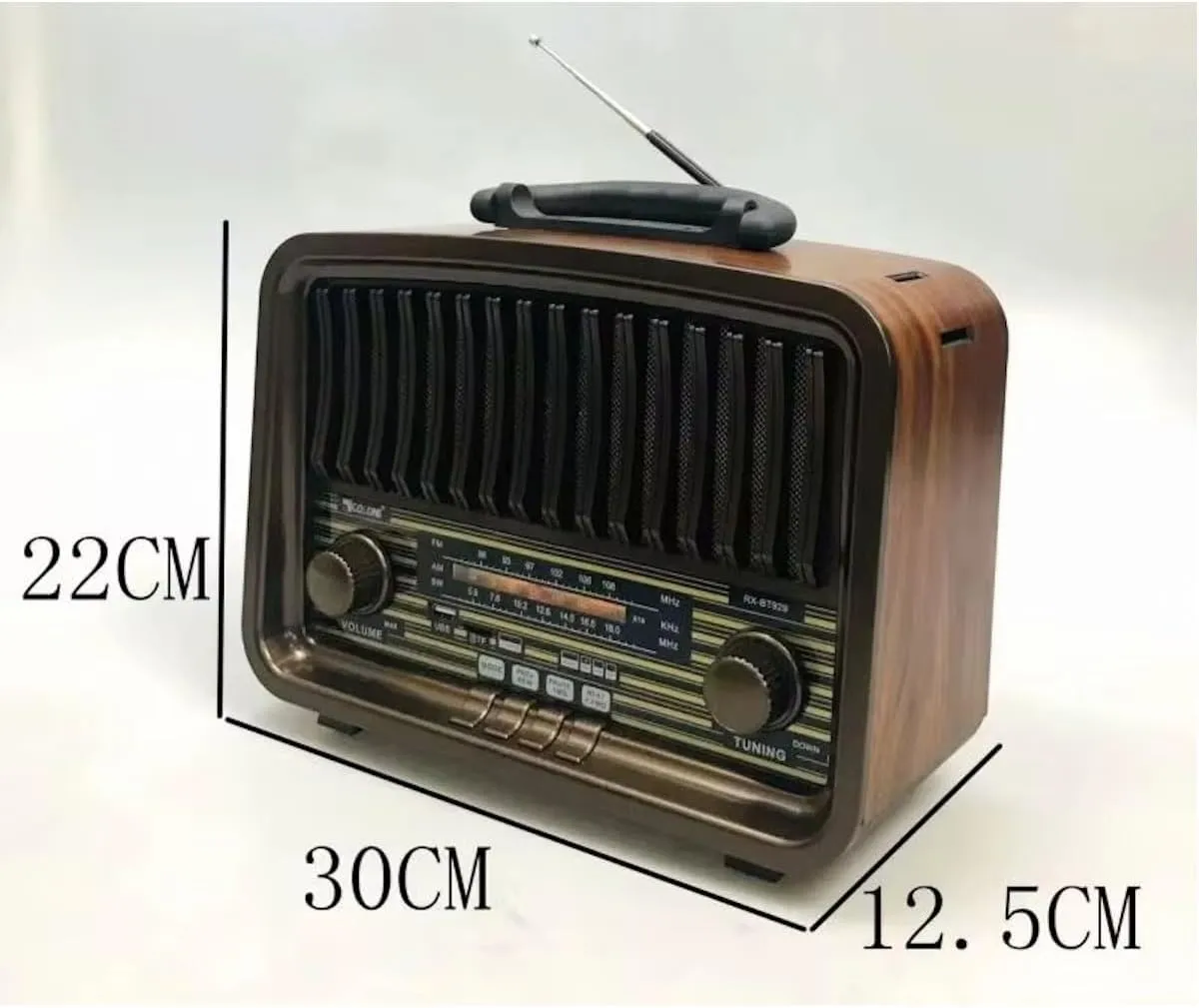 رادیو طرح چوب گولون RX-BT929 2